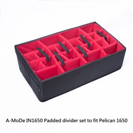 IN1650 Padded divider set to fit Pelican 1650 (No Case,No Foam)
