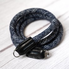 Rope Camera Strap HandMade Flower Rose Red Blue 10mm CSC-FBW