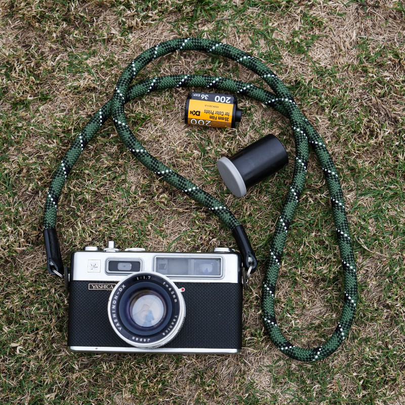CSC Army Green Blcak Rope Camera Strap Black AGB