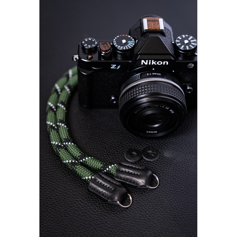 CSC Army Green Blcak Rope Camera Strap Black AGB