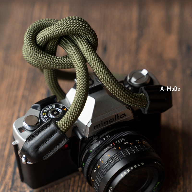 CSC Army Green Rope Camera Strap Black