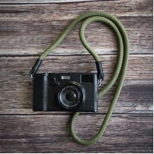 CSC Army Green Rope Camera Strap Black
