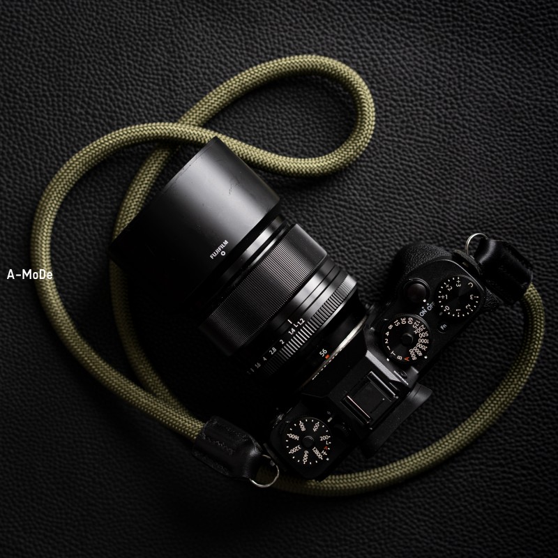 CSC Army Green Rope Camera Strap Black