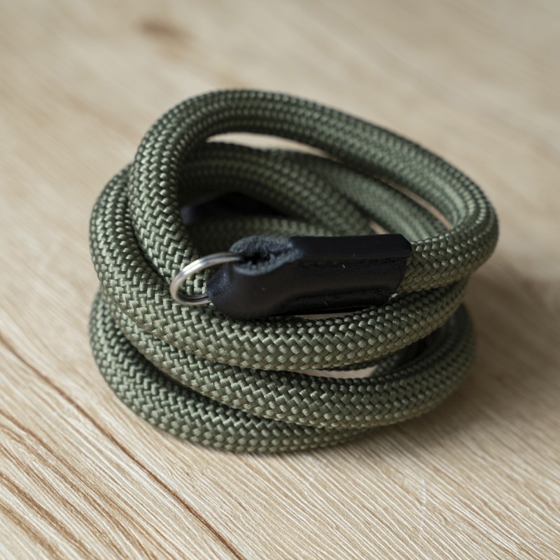 CSC Army Green Rope Camera Strap Black
