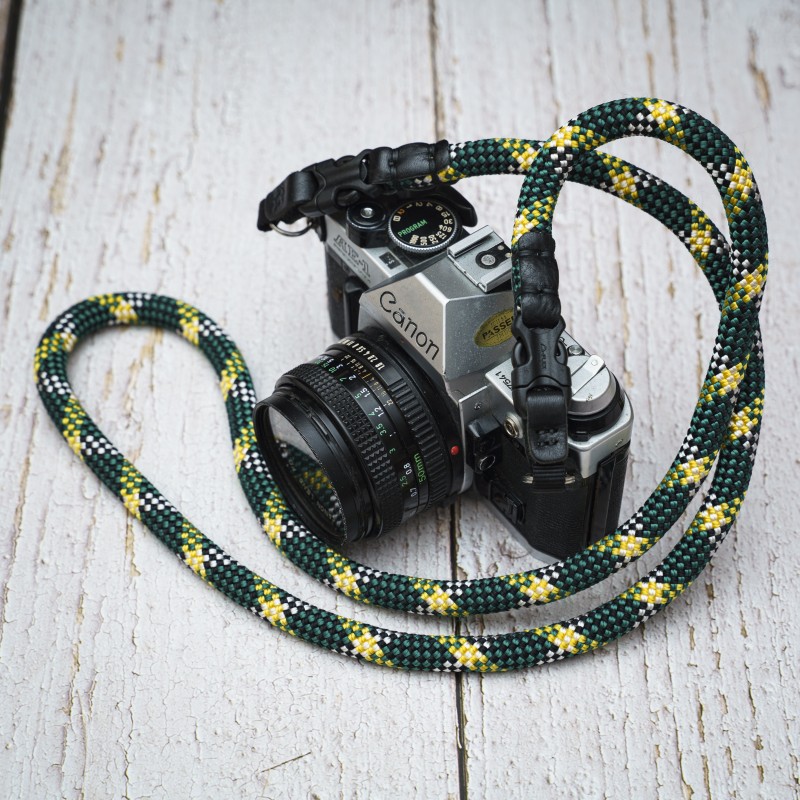 FCSC Green Camo Quick Release Buckle Rope Camera Strap