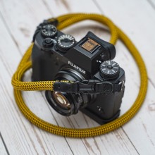 FCSC Yellow Black Quick Release Buckle Rope Camera Strap(2 Set Quick Release Buckle)