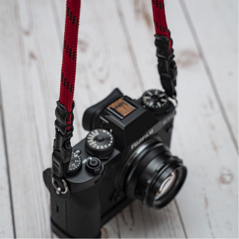 FCSC Red Black Quick Release Buckle Rope Camera Strap (2set Quick Release Buckle)