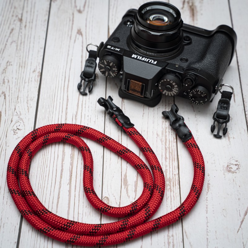 FCSC Red Black Quick Release Buckle Rope Camera Strap (2set Quick Release Buckle)