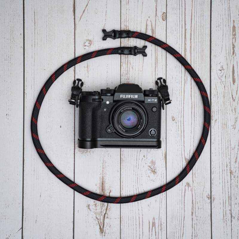 FCSC Black Red Quick Release Buckle Rope Camera Strap (2set Quick Release Buckle)