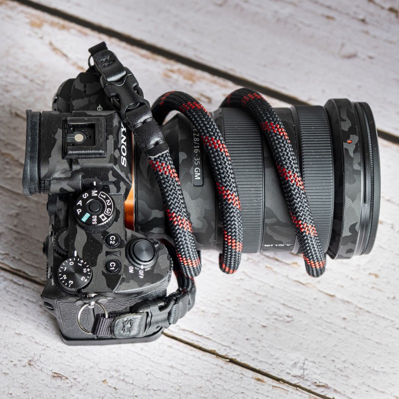 FCSC Black Red Quick Release Buckle Rope Camera Strap (2set Quick Release Buckle)