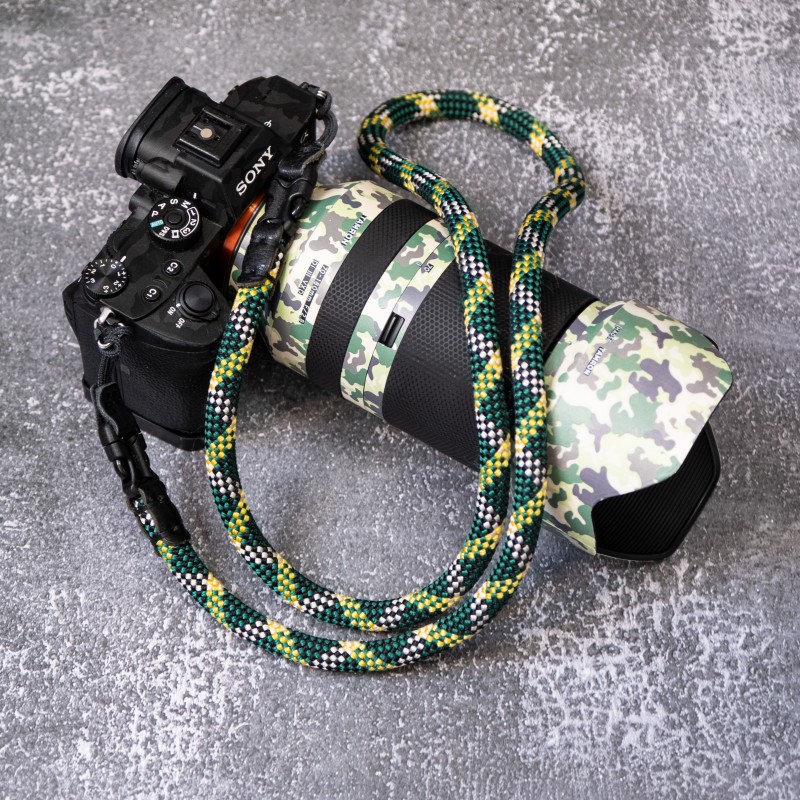 FCSC Green Camo Quick Release Buckle Rope Camera Strap
