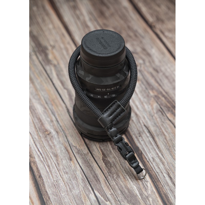 FCWS Handmade Quick Release Buckle Black Rope Camera wrist strap