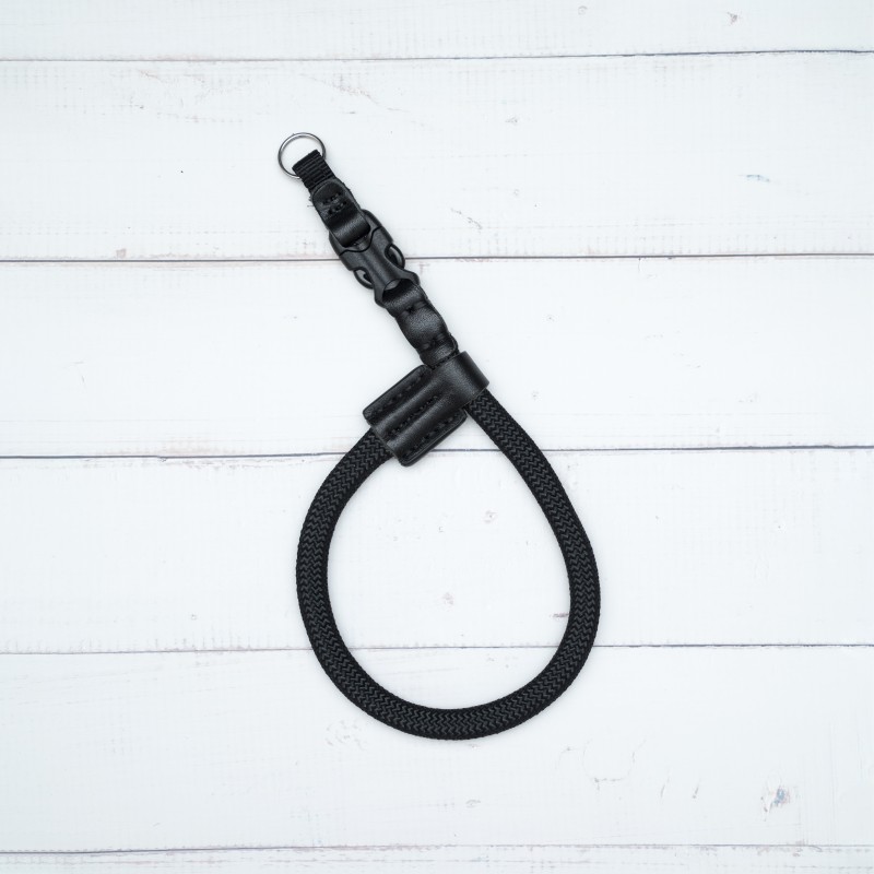 FCWS Handmade Quick Release Buckle Black Rope Camera wrist strap