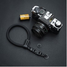 FCWS Handmade Quick Release Buckle Black Rope Camera wrist strap