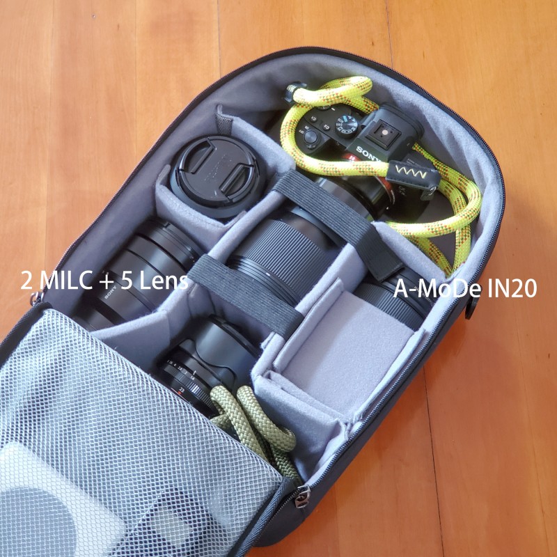 IN20 Photo Insert Camera Bag Fits Perfectly in a Kånken Backpack (Large)
