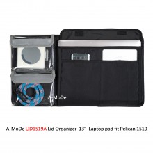 LID1519B 14"Laptop Lid Organizer for Pelican1510 1535 IM2500 nanuk935  (discontinued)